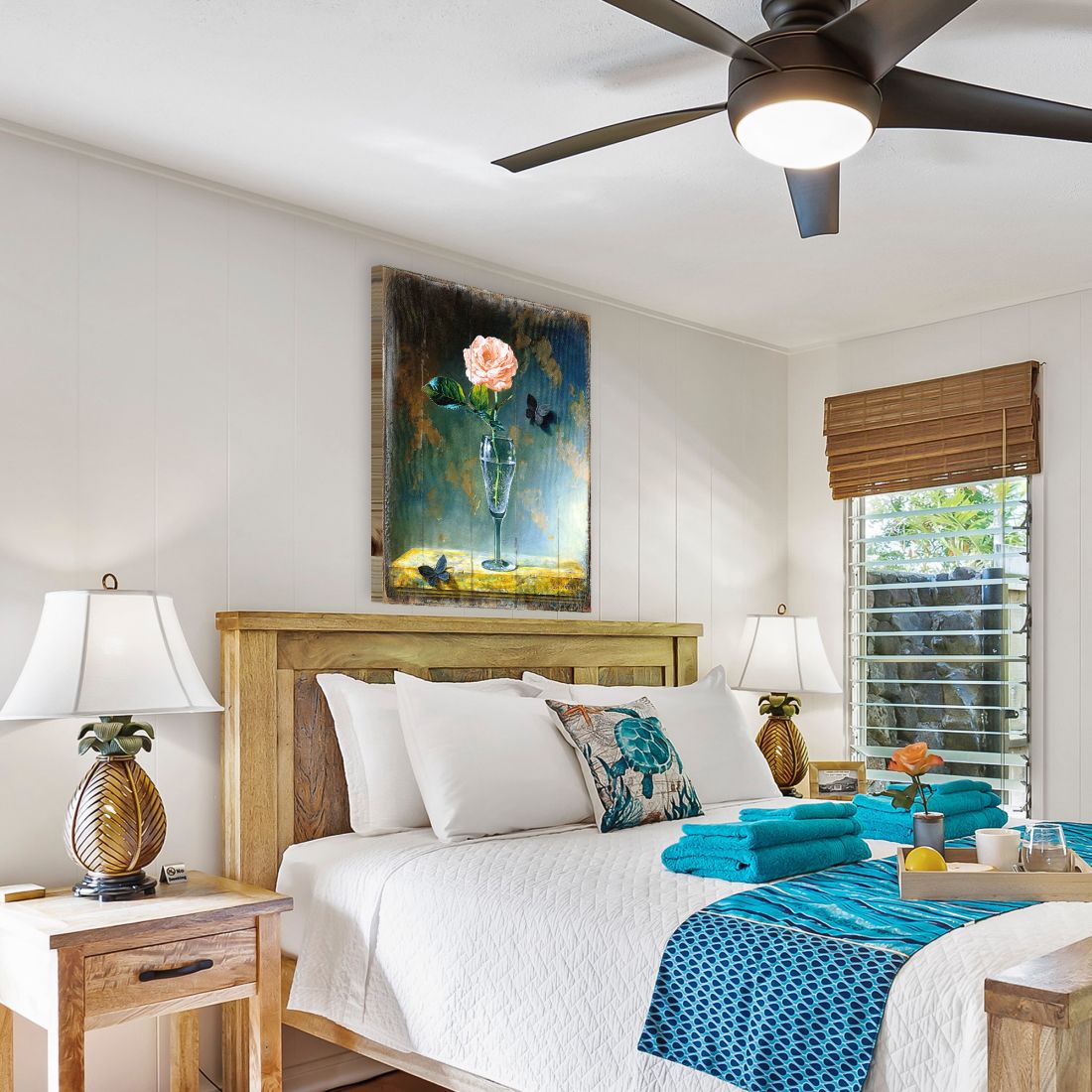 Arte mural de madera Ameya Rose Art de Nature Wonders - Decoración infantil para el hogar - 95350B