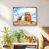 Arte mural de madera con paisaje de los cañones de Hogge de Nature Wonders - Decoración de vida silvestre - 95276B