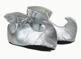 Costume Elf Shoes Silver Cloth Costume Elf Shoes