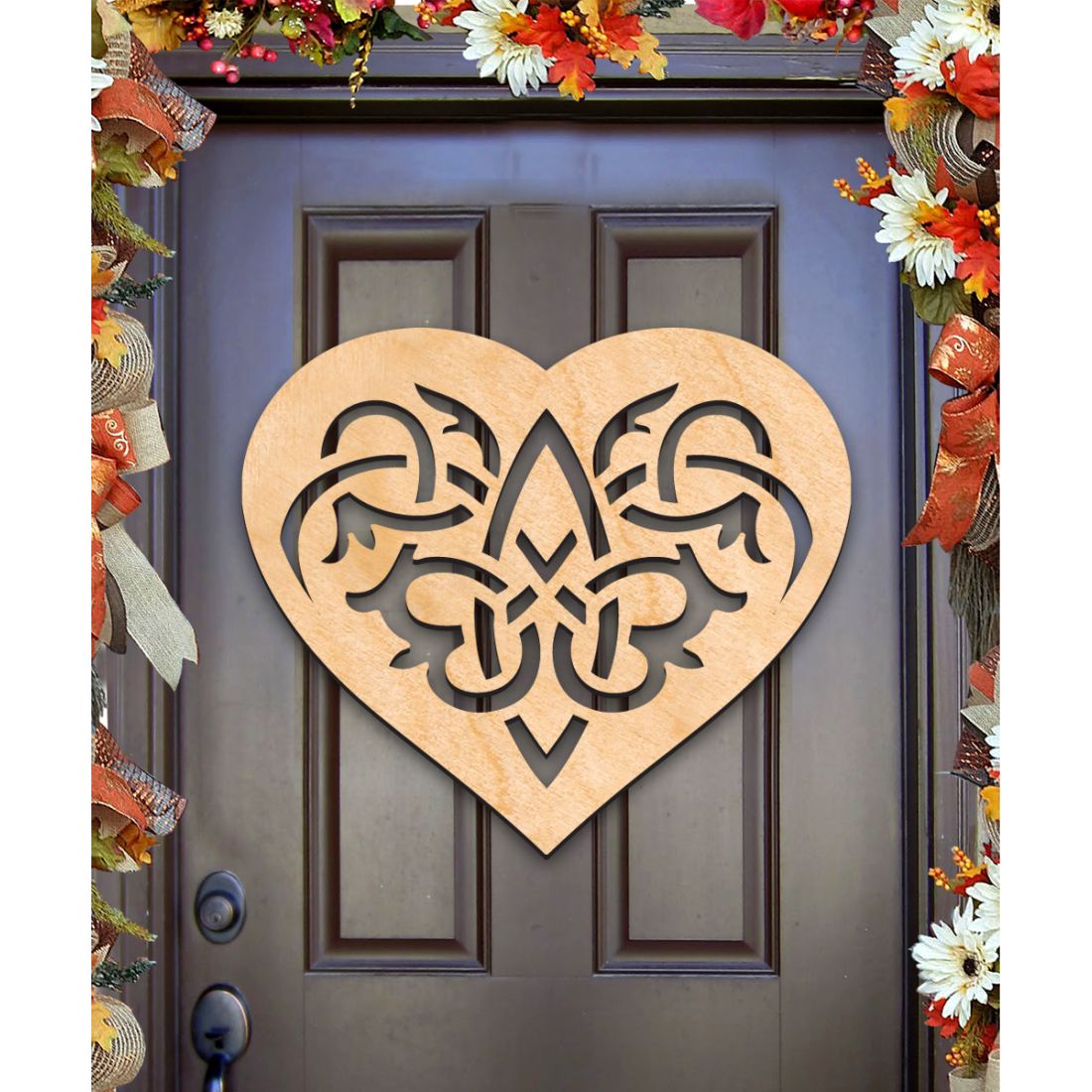 Celtic Heart Wall Door Decor by Celtic Art - Celtic Decor - 93166H