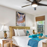 Ángel de nieve de fantasía, arte mural de madera de Josephine Wall - Decoración de fantasía - 852151-JW