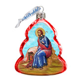 Joseph Mercury Glass Ornament by G. DeBrekht - Nativity Holiday Decor - 772017