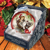 Adorno navideño de cristal con gatitos de D. Gelsinger - Decoración navideña - 71101-1607