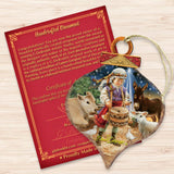 Adornos de madera con forma de tambor de Gelsinger - Decoración navideña - 8031151-9720