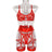 Women's Metal Lingerie With Chest Ring Suit - Lootquake