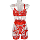 Women's Metal Lingerie With Chest Ring Suit - Lootquake