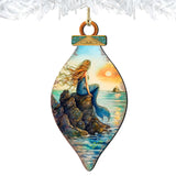 Mermaid Coastal Wooden Ornaments by G. DeBrekht Coastal Holiday Decor - 8688169