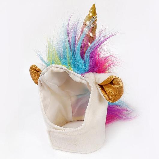 Sombreros de Halloween para mascotas "Unicornio vs. Diablo"