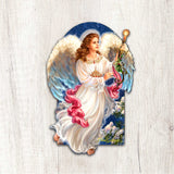Angel of the Light Nativity Door Decor by D. Gelsinger - Nativity Holiday Decor - 8461036H-1322