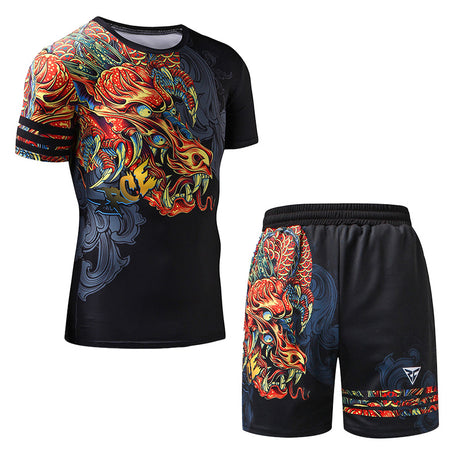 Men's Sweat-absorbent Quick-drying Fitness Suit - Lootquake