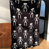 1pc Halloween Cartoon Skull Blanket Premium Sense Home Warm Blanket Sieste Throw Blanket Travel Blanket Châle Blanket Demi Flanelle Jacquard Haute Qualité Tricoté Couverture