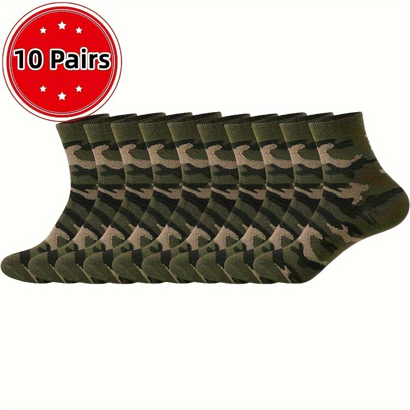 Lot de 5/30 paires de chaussettes tendance pour homme, respirantes, confortables et décontractées, idéales pour le sport en extérieur et en toutes saisons.