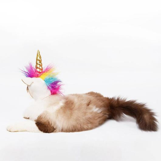 Sombreros de Halloween para mascotas "Unicornio vs. Diablo"