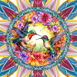 Hummingbird Heaven Star Tree Topper Wooden Decor by G. Debrekht - Wildlife Holiday Decor - 89512