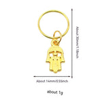 XINGX Lightning Shell Hair Ring with Small Pendant