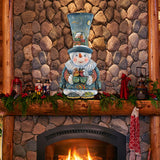 Old World Christmas Snowman Door Decor by G. DeBrekht - Christmas Santa Snowman Decor - 8116420H