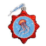 Jellyfish Mercury Glass Ornament by G. DeBrekht - Coastal Holiday Decor - 777378