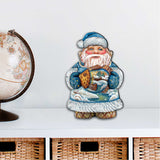 Goldfish Santa Christmas Door Decor by G. DeBrekht - Christmas Santa Snowman Decor - 8118201H