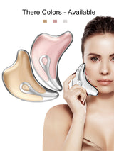 Gua Sha Scraper Facial Massager Face Lifting Slimming LED Light Microcurrent Skin Rejuvenation Electric Body Gouache Massage - Lootquake