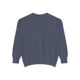 Customizable Unisex Garment-Dyed Sweatshirt, Personalized Gift, Cozy Streetwear, Casual Outfit, Unique Design Sweatshirt