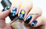 Van Gogh's Star Nail Sticker