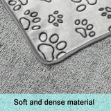 Manta cómoda para cachorros con lindas huellas de patas: forro polar suave y cálido para perros y gatos, ideal para la siesta y para viajar.