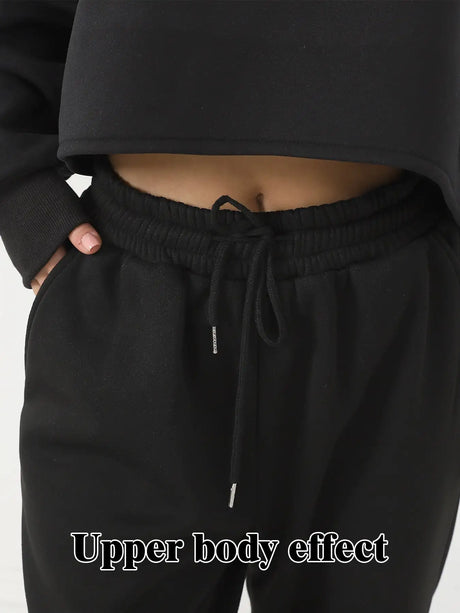 Women's Long Sleeved Hoodie Set - Lootquake