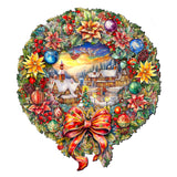 Christmas Wreath Holiday Door Decor by G. Debrekht - Christmas Decor - 8652802H