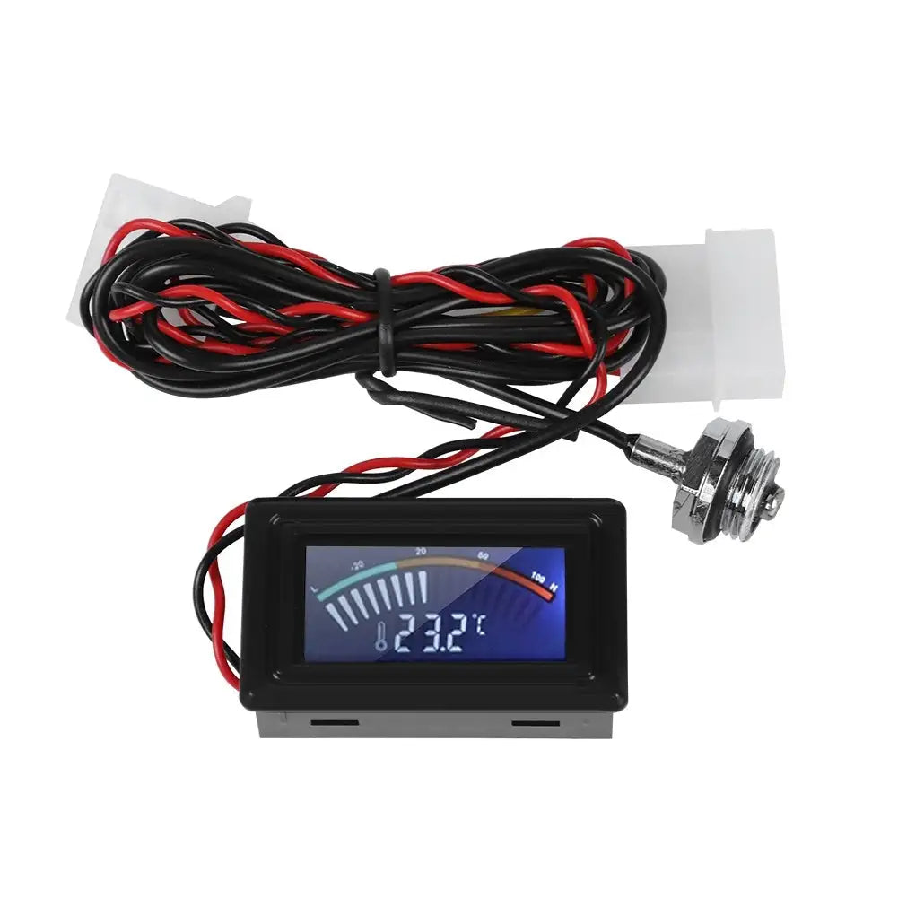 PC Water Cooling System Pointer Display Thermometer Temperature Meter - Lootquake