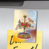 Carousel Bunny Shape Refrigerator Magnets Set of 3