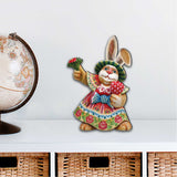 Easter Mommy Bunny Door Decor by G. DeBrekht - Easter Spring Decor - 8154421H