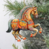 Carousel Horse Wooden Ornaments by G. Debrekht - Christmas Decor - 8100193-3