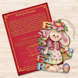 Adornos de madera de conejo de Pascua de Jamie Mills-Price - Decoración de primavera para Pascua - 8457605