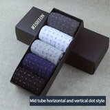 5 paires de chaussettes mi-mollet tendance ultra-confortables pour hommes - Respirantes, évacuant l'humidité, douces et extensibles pour une utilisation en extérieur en toutes saisons - Chaussettes décontractées unisexes pour un confort quotidien