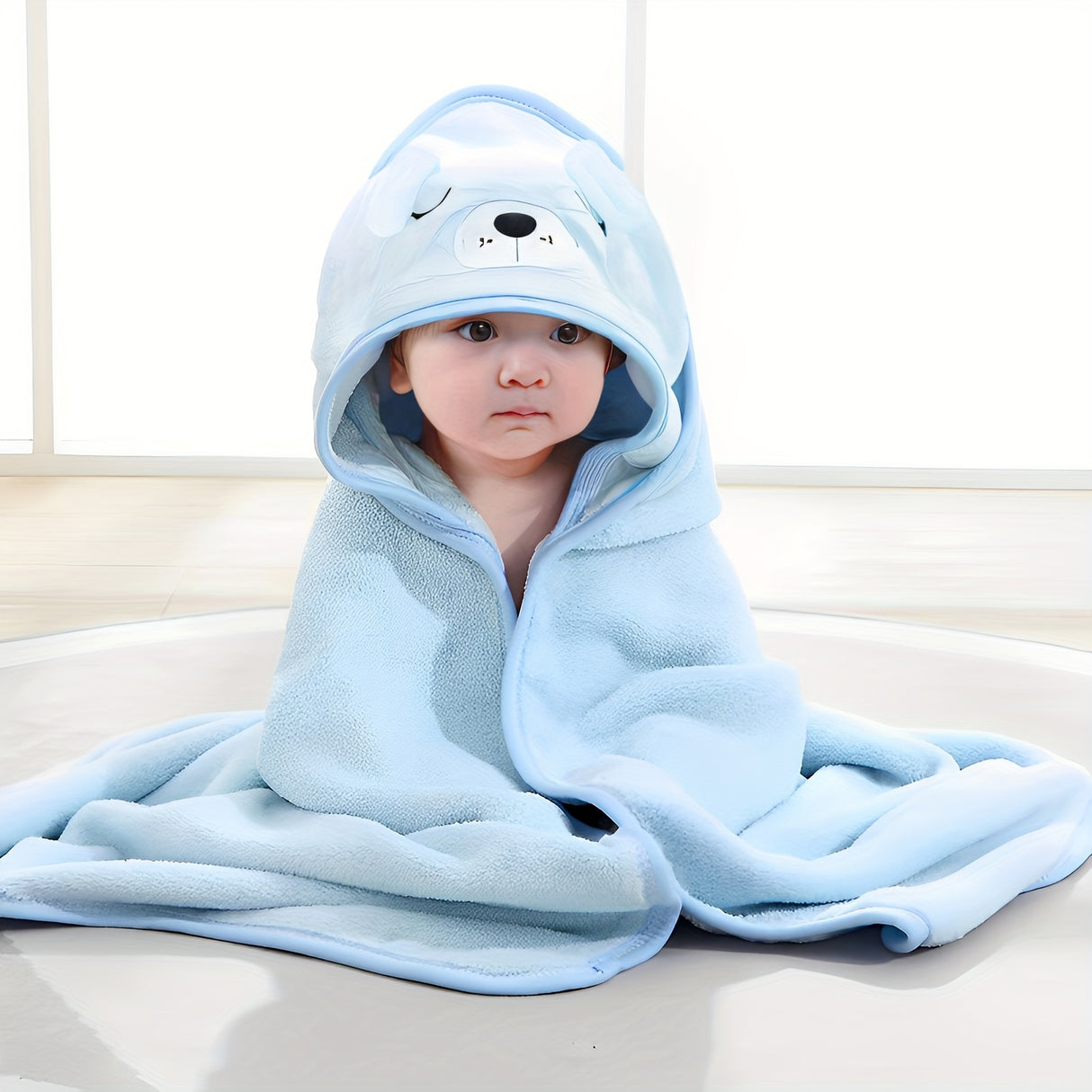 1 toalla de baño y manta de dibujos animados para niños, suave y agradable para la piel: ¡multifuncional y absorbente!