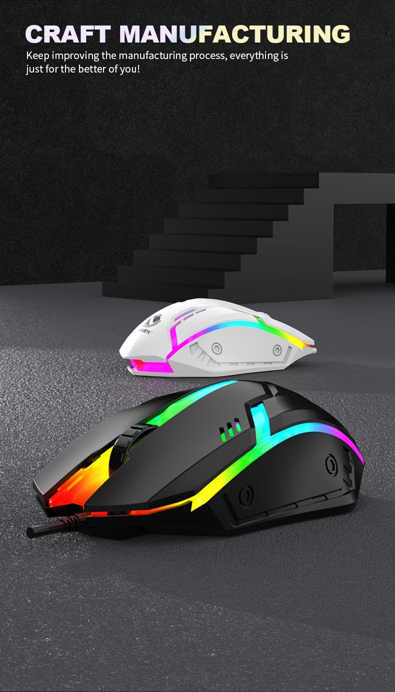 Ratón para juegos iluminado con cable S1