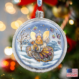 Christmas Fairies Glass Ornament Set of 3 by G. DeBrekht - Christmas Decor - 73744-S3