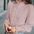Fashionable Stand-up Collar Long-sleeved Shirt With Lotus Leaf Hem - Lootquake