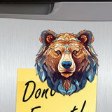 Mystical Bears Decorative Wooden Magnets Set of 6 by G. Debrekht - Wildlife Decor - 8090120G-S6