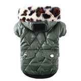 Cross-border pet supplies pet clothes dog clothes autumn and winter fur collar coat pet dog clothing - Lootquake