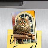 Imanes para refrigerador con forma de gato verde Stargazer de Laura Seeley (juego de 3)