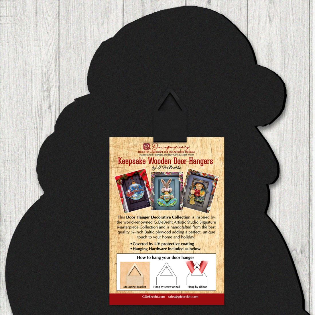 My First Christmas Door Decor by G. DeBrekht - Christmas Santa Snowman Decor - 8117810H-MFC