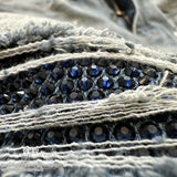 Handmade Splash-ink Blue Diamond Ripped Jeans - Lootquake