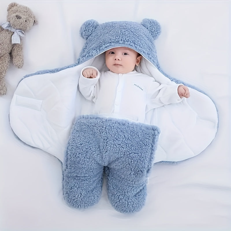 1 gigoteuse en velours, jolie couverture en forme d'ours, cadeau de Noël, d'Halloween et de Thanksgiving