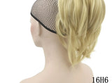 Grip ponytail short hair female curly hair wig flexible hair ponytail - Lootquake