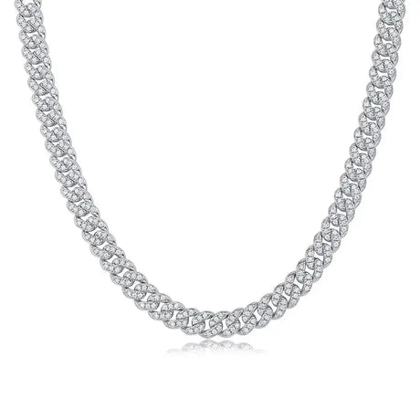 Life Convention Luxury Fashion Mossan Diamond S925 Silver Necklace - Lootquake
