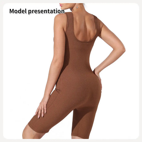 Women's Fashion Simple Solid Color Bodysuit - Lootquake
