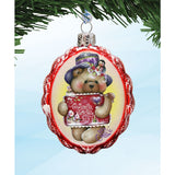 Holiday Kiss Mercury Glass Ornaments by Jamie Mills-Price - Christmas Decor - 770139S3-MP
