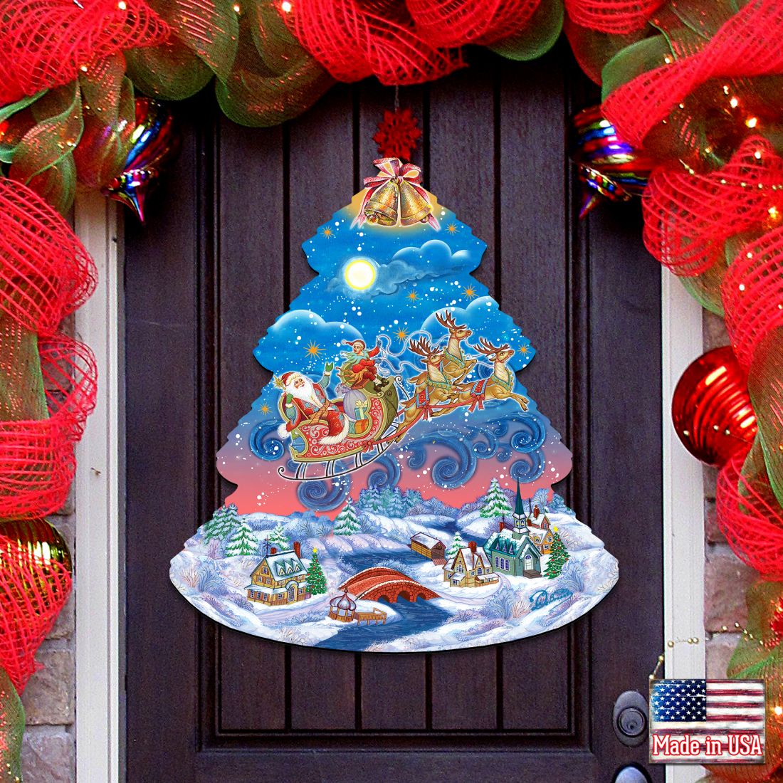 Nativity Holiday Door Decor by G. DeBrekht - Nativity Holiday Decor - 8186135H