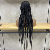 Stretch Mesh Chemical Fiber Head Cover 9 Strand Braid Wig - Lootquake